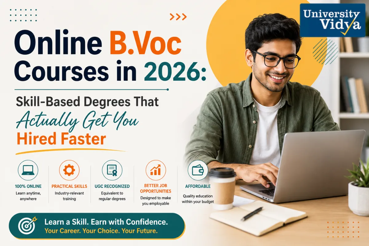 Online B.Voc Courses in 2026: Skill-Based Degrees That Actually Get You Hired Faster