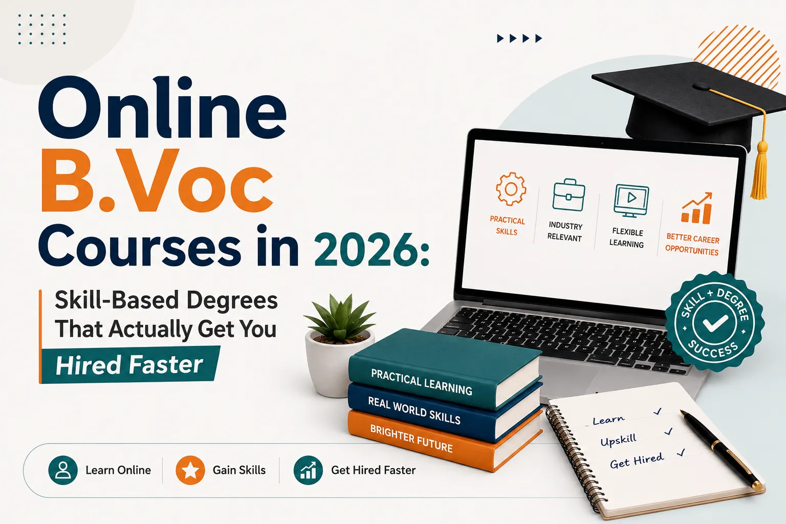 Online B.Voc Courses in 2026: Skill-Based Degrees That Actually Get You Hired Faster