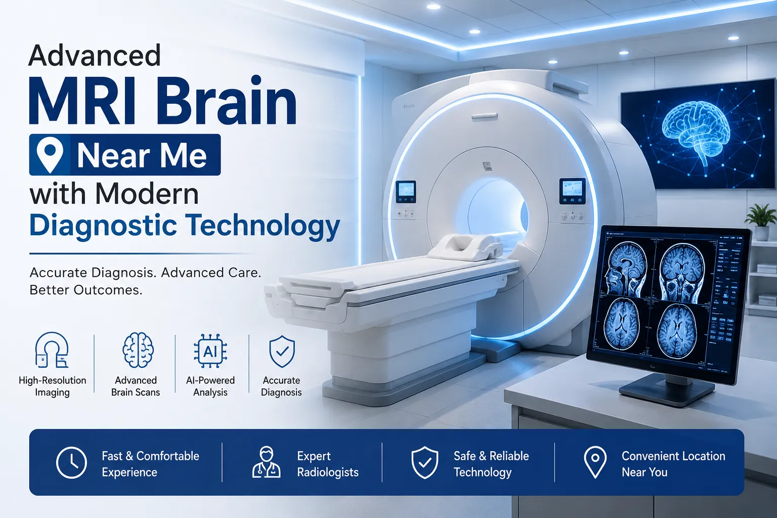 Advanced MRI Brain Near Me with Modern Diagnostic Technology