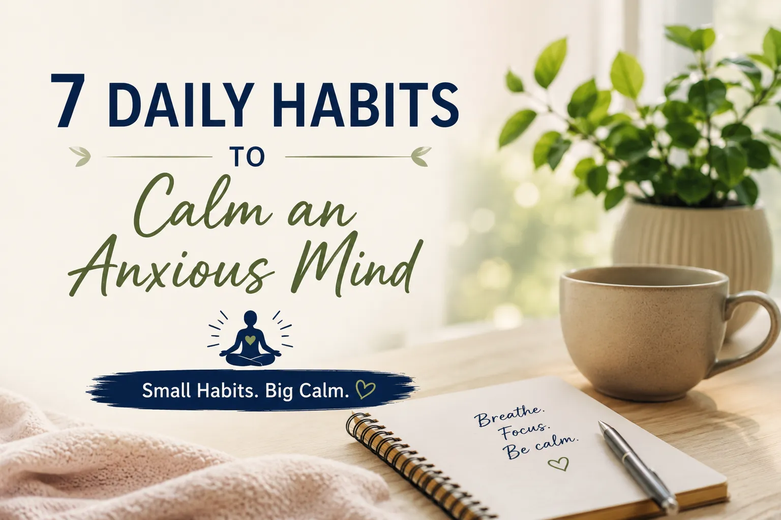 7 Daily Habits to Calm an Anxious Mind