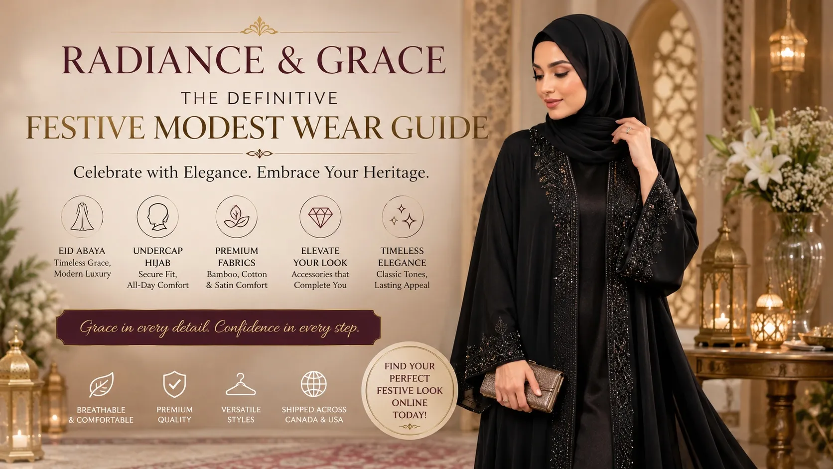 Radiance and Grace: The Definitive Festive Modest Wear Guide