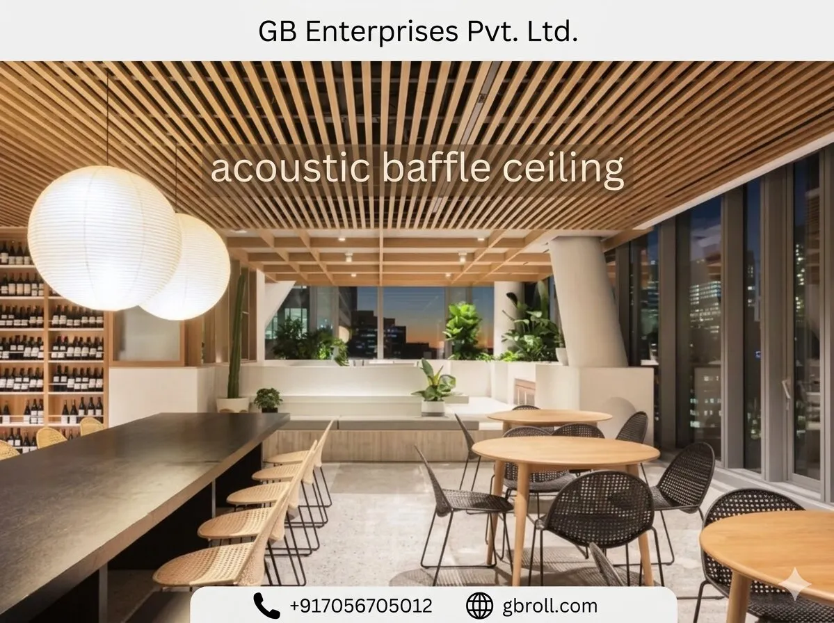 Acoustic Baffle Ceiling Designs That Transform Modern Commercial Spaces