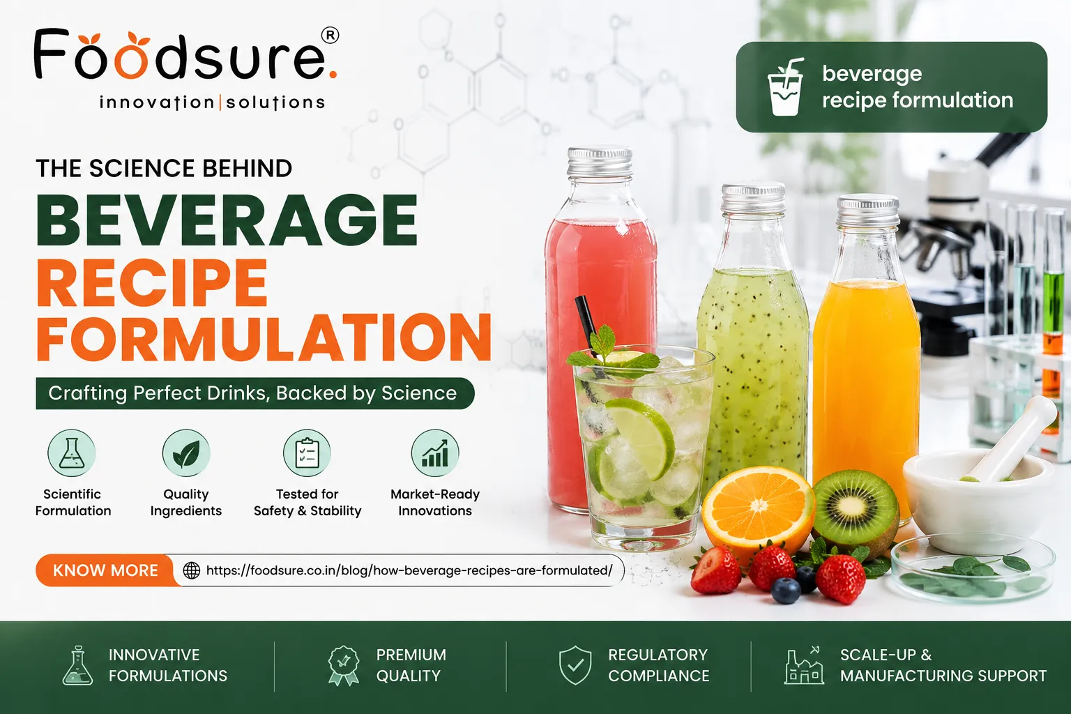 Beverage Recipe Formulation: Building Innovative and Market-Ready Beverage Brands