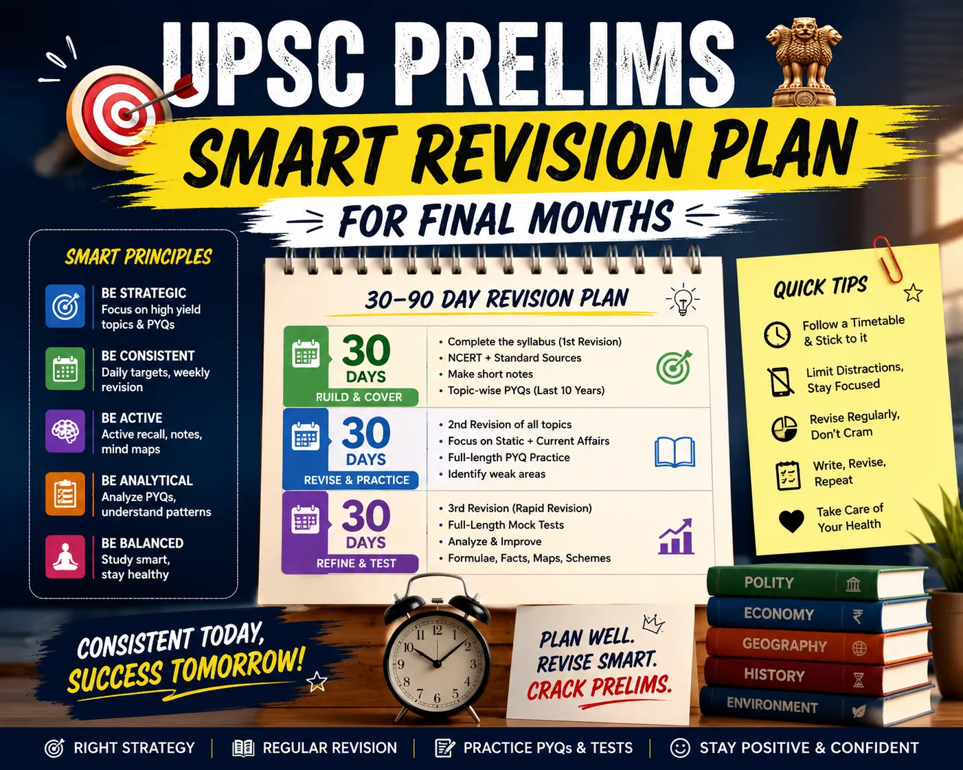 UPSC Prelims: Smart Revision Plan for Final Months