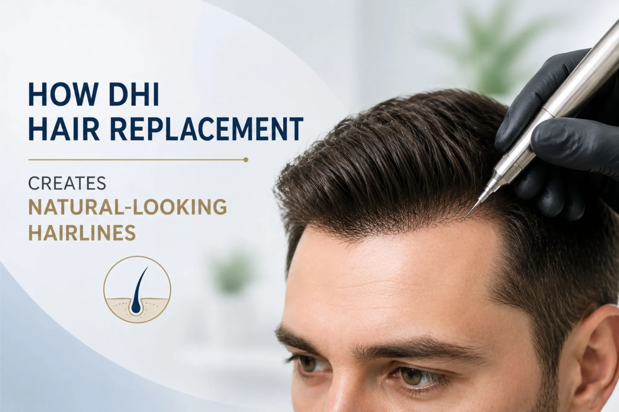 How DHI Hair Replacement Creates Natural-Looking Hairlines
