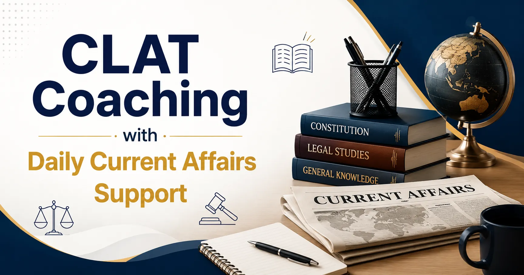 CLAT Coaching with Daily Current Affairs Support