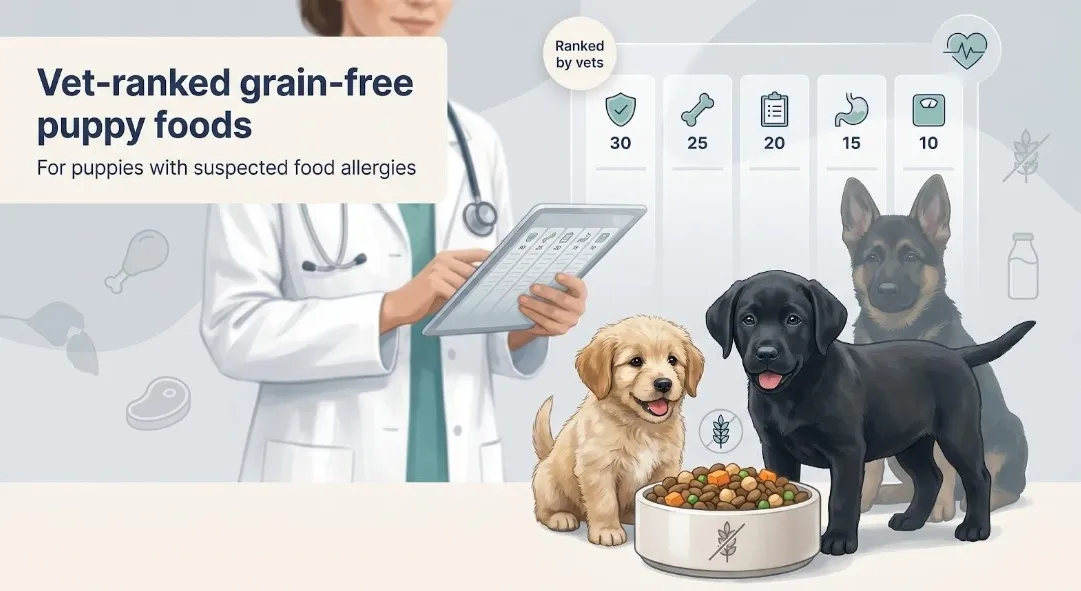 8 Vet-Formulated Grain-Free Dog Food for Puppies With Allergies Ranked by Vets