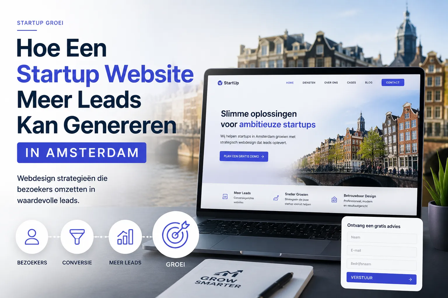 Hoe Een Startup Website Meer Leads Kan Genereren in Amsterdam