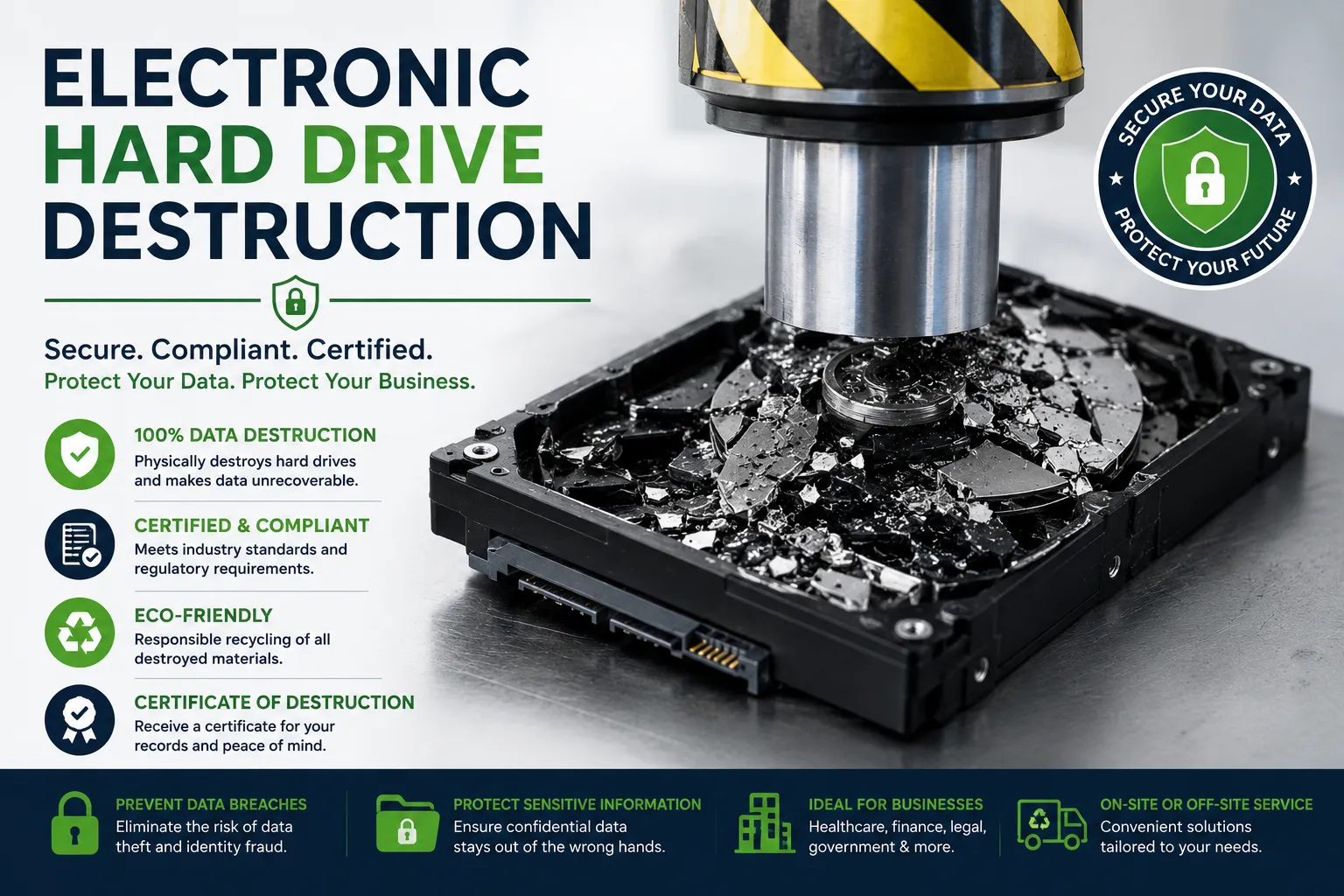 15 Benefits of Professional Electronic Hard Drive Destruction for Modern Businesses