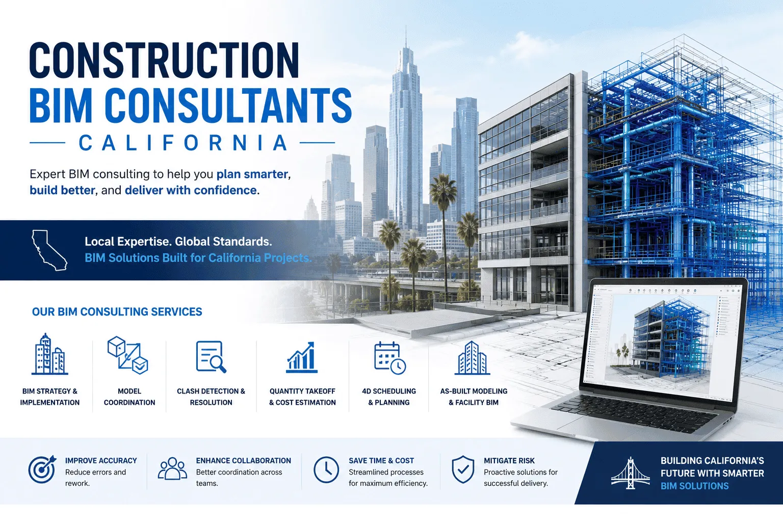 How Construction BIM Consultants California Boost Efficiency