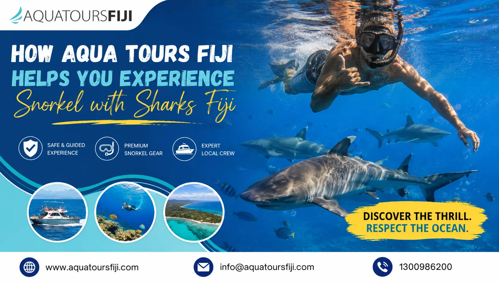 How Aqua Tours Fiji Helps You Experience Snorkel with Sharks Fiji