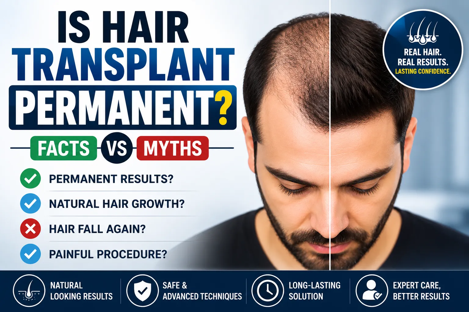 Is Hair Transplant Permanent? Facts vs Myths Explained