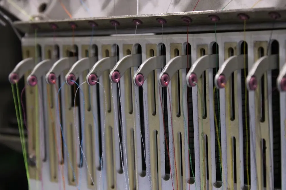 A machine for embroidery