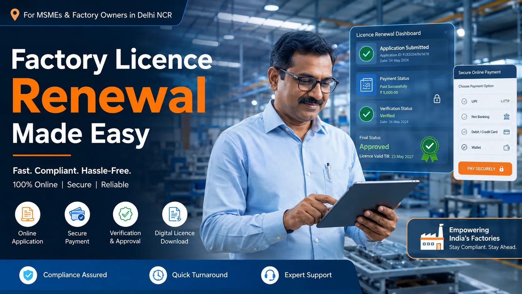 Factory Licence Renewal Fees in India: Complete Online Process, Documents & Charges