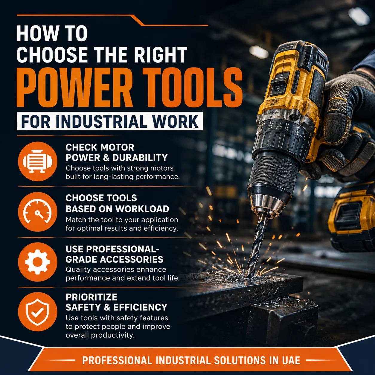 How to Choose the Right Power Tools for Industrial Work