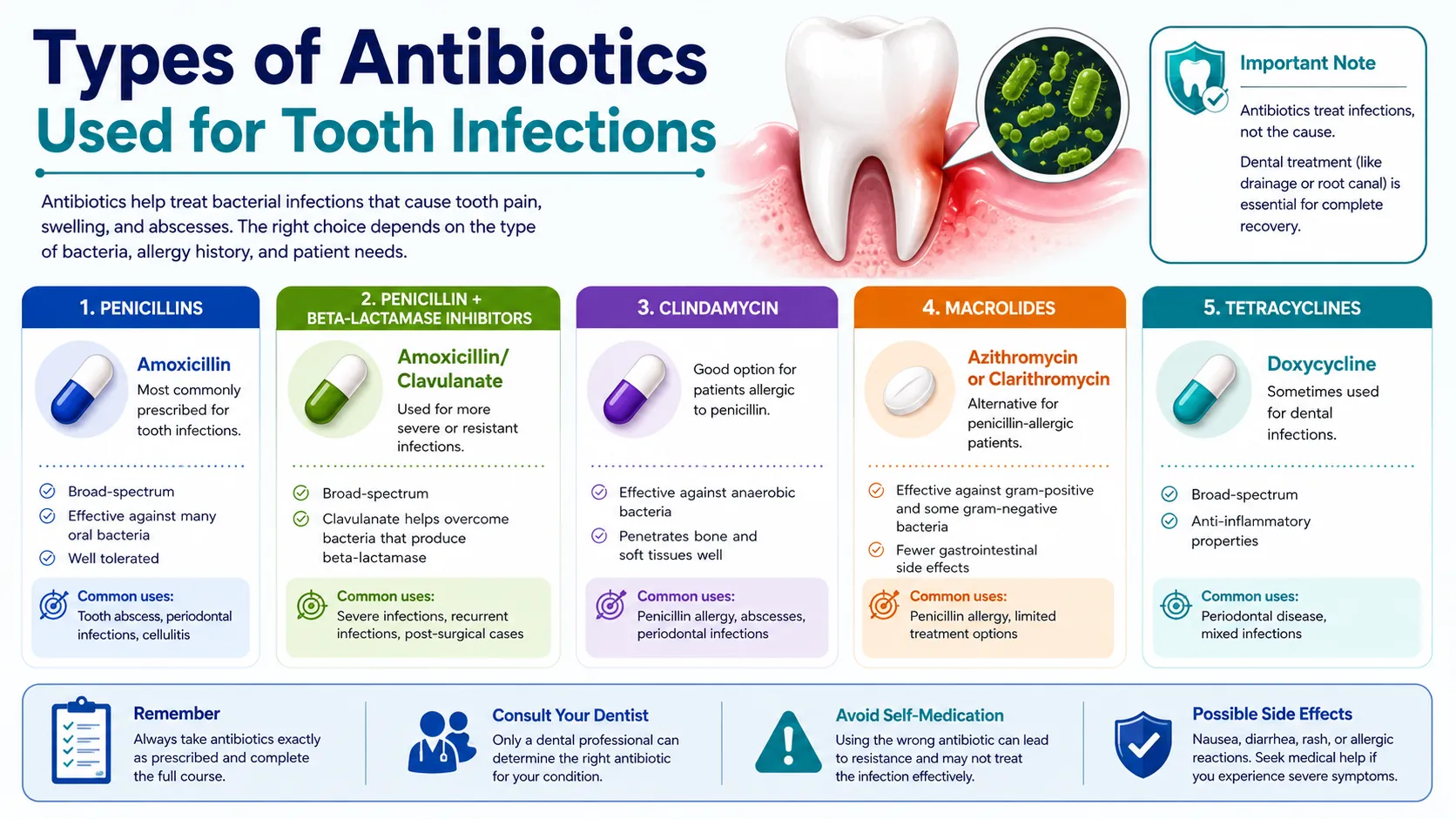 Antibiotics for Tooth Infection
