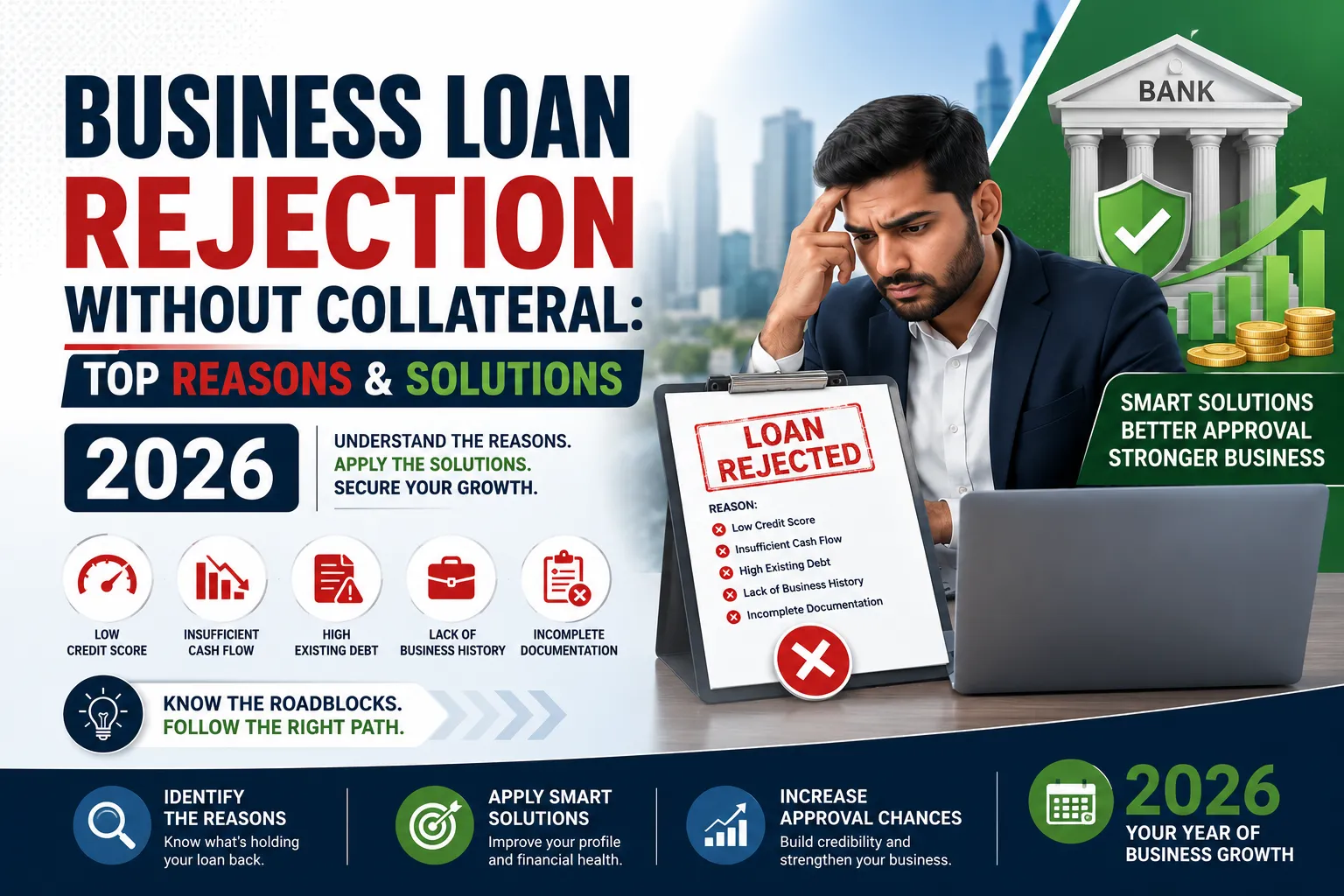 Business Loan Rejection Without Collateral