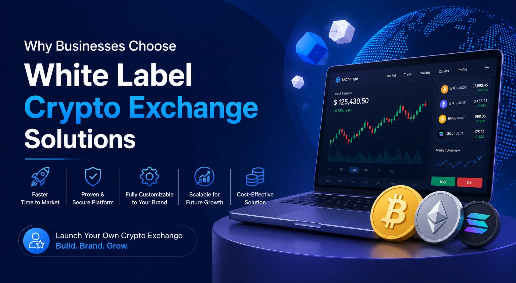 Why Businesses Choose White Label Crypto Exchange Solutions