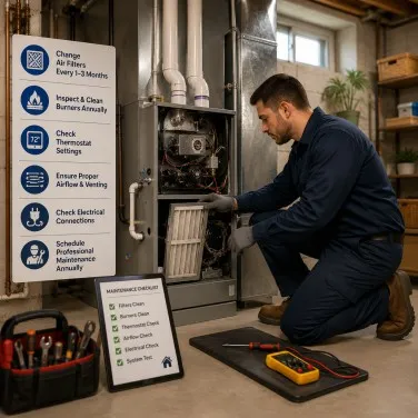 How Do You Maintain Your System After Furnace Installation and Repair in Monsey?