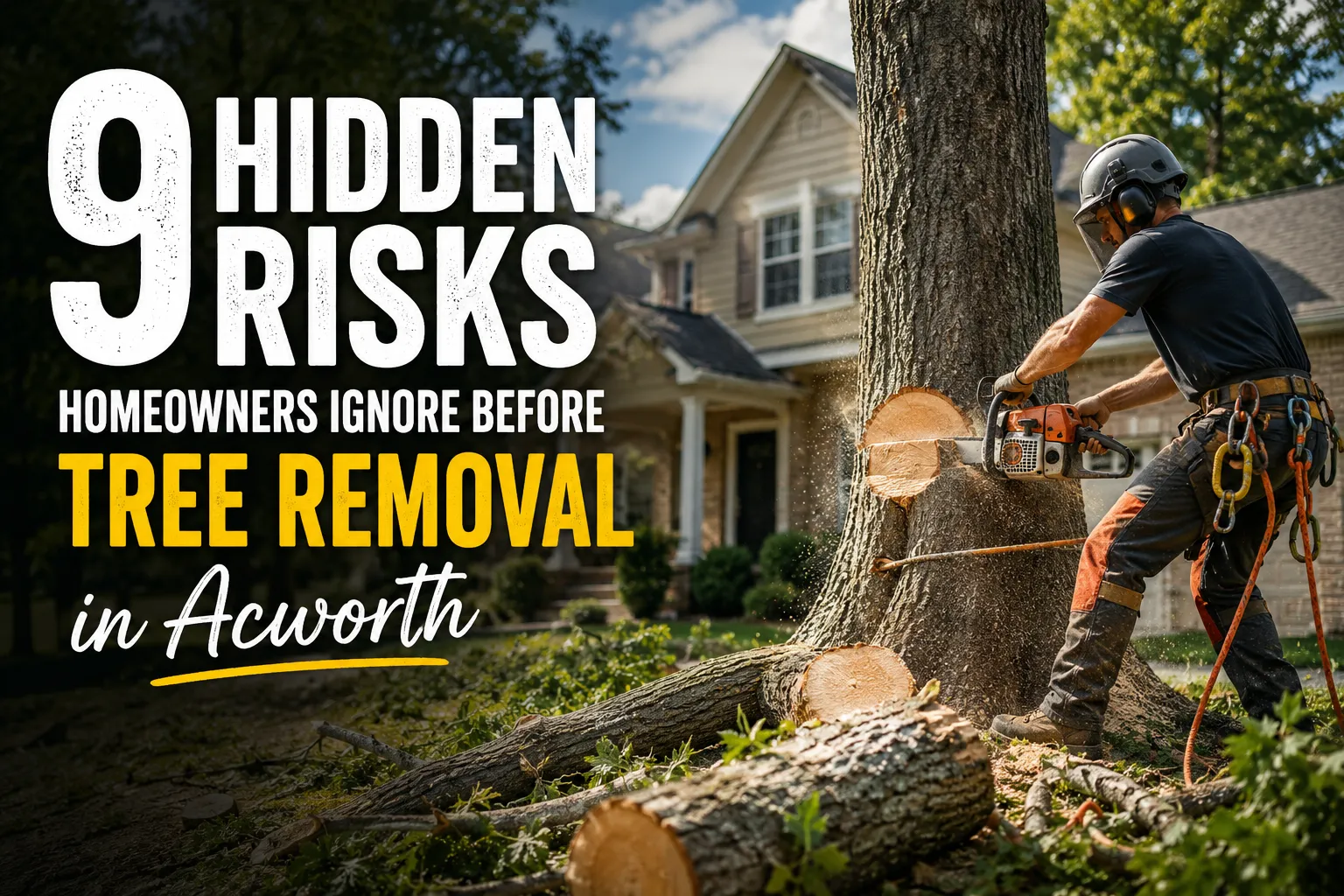 9 Hidden Risks Homeowners Ignore Before Getting Tree Removal in Acworth