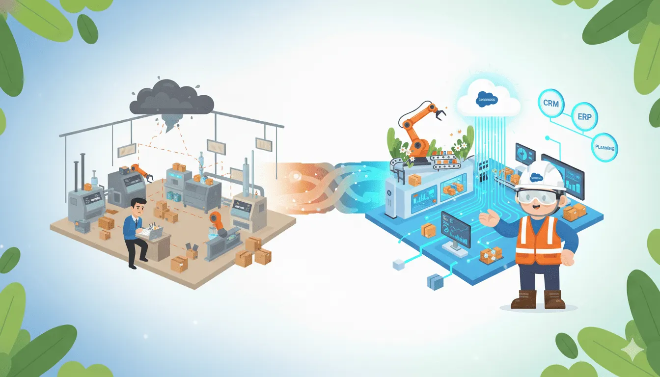 Salesforce Manufacturing Cloud for Manufacturing Industry