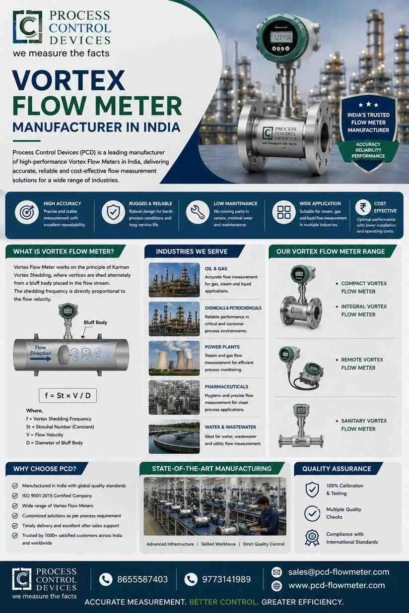 Vortex Flow Meter Manufacturer in India