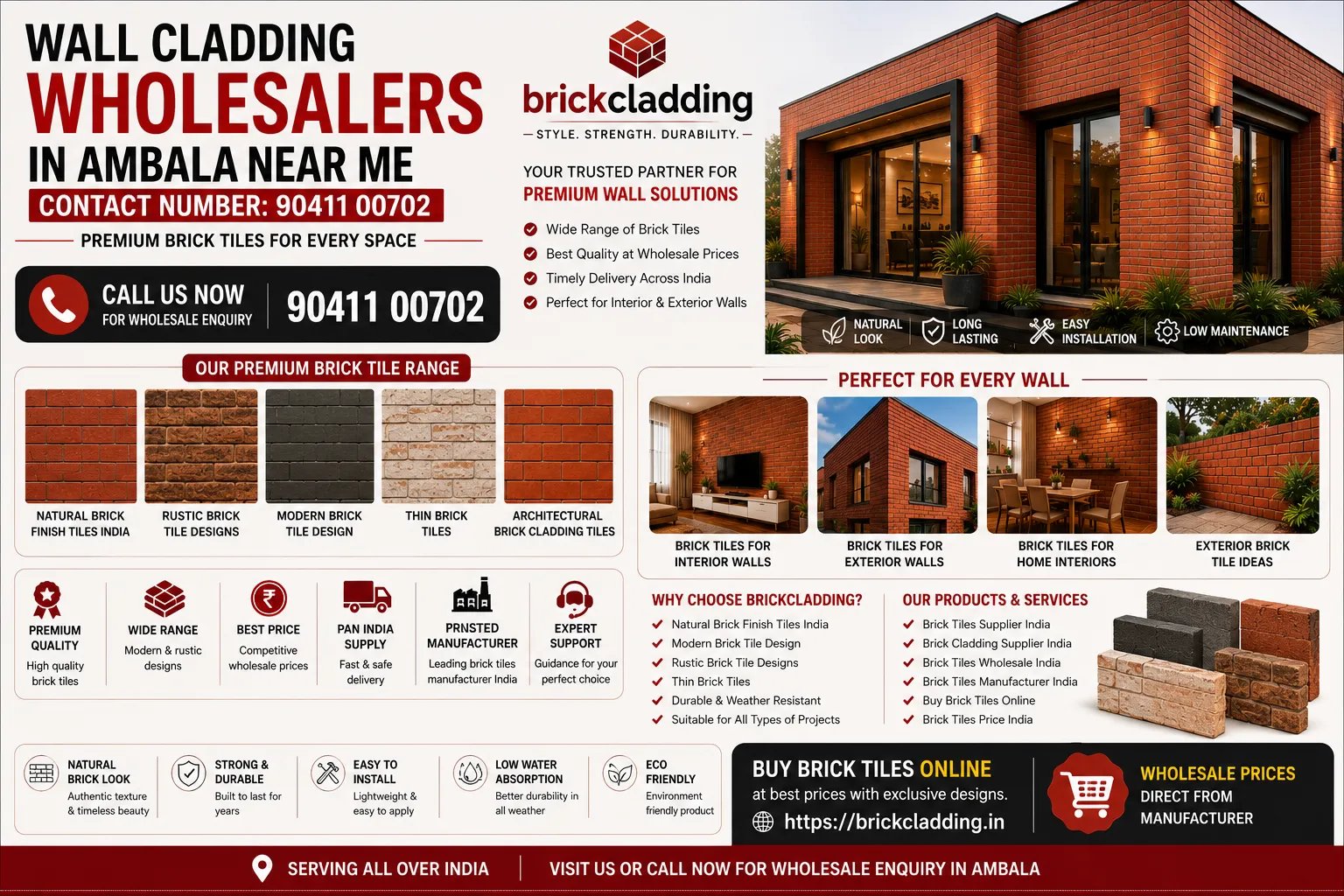 Wall Cladding Wholesalers in Ambala Near Me Contact Number
