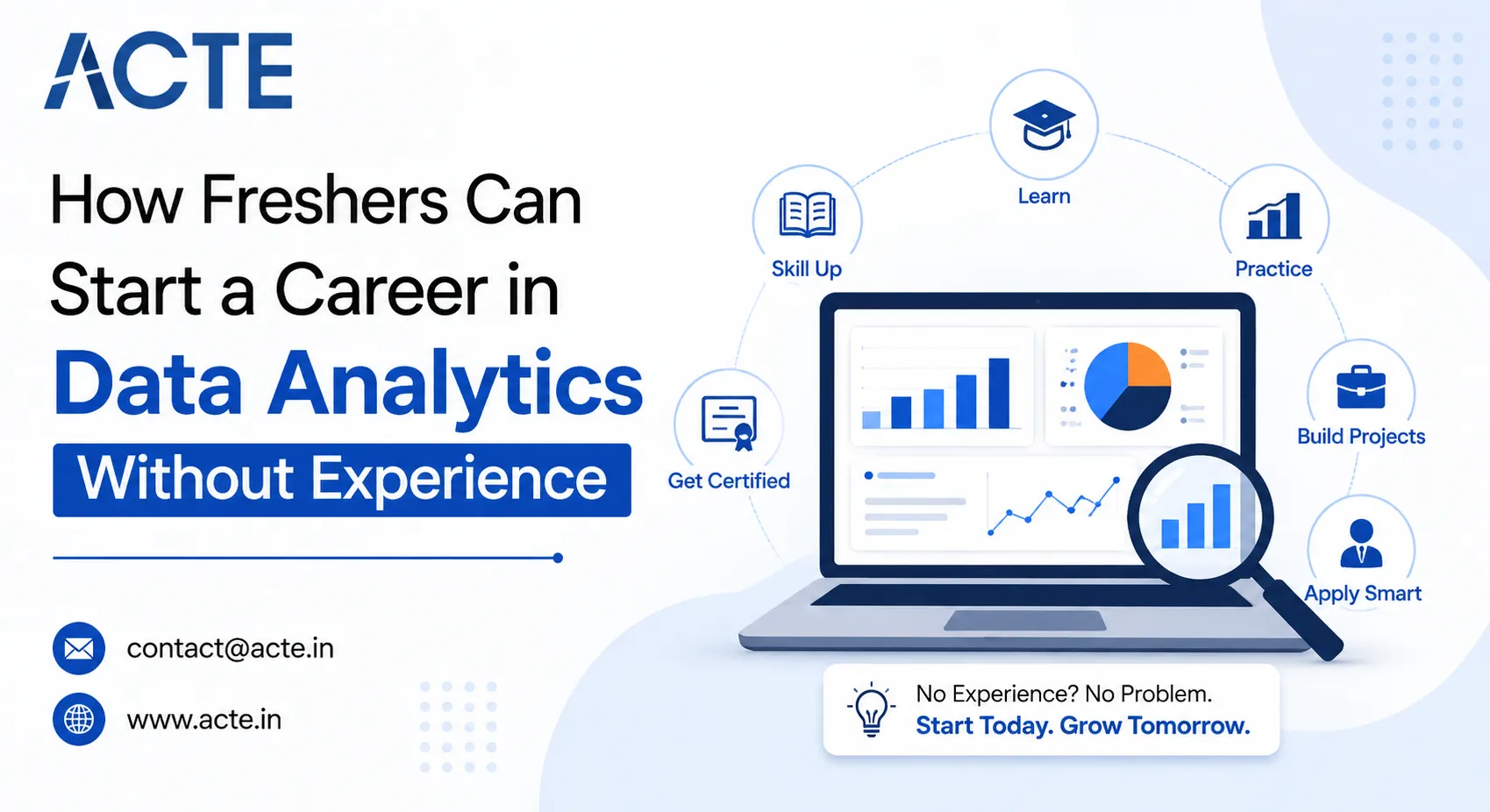 How Freshers Can Successfully Build a Career in Data Analytics Without Experience