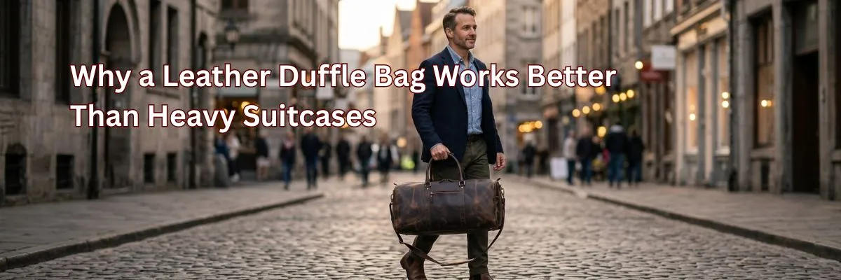Why a Leather Duffle Bag Works Better Than Heavy Suitcases