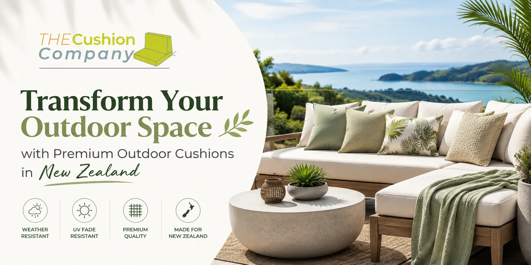 Transform Your Outdoor Space with Premium Outdoor Cushions in New Zealand