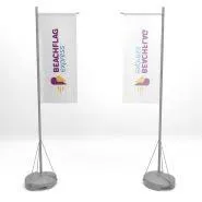Wetterfeste Outdoor Beachflag kaufen: Worauf es bei Material, Druck und Standfuss wirklich ankommt