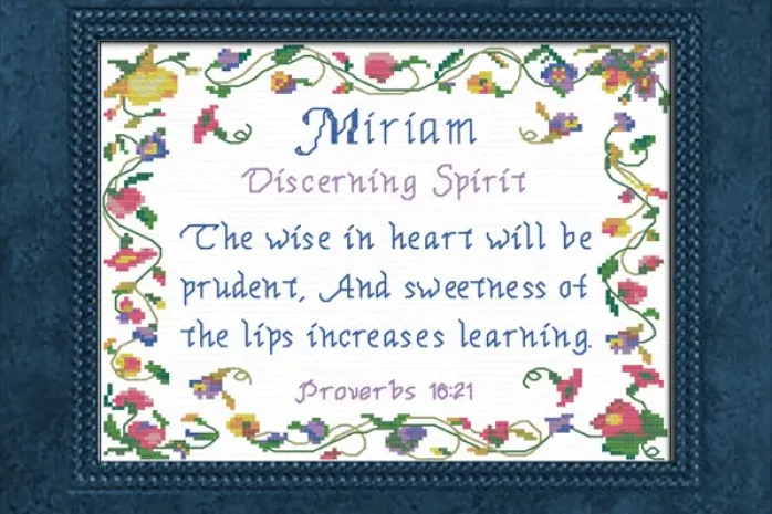 What Is the Spiritual Meaning of the Name Miriam?