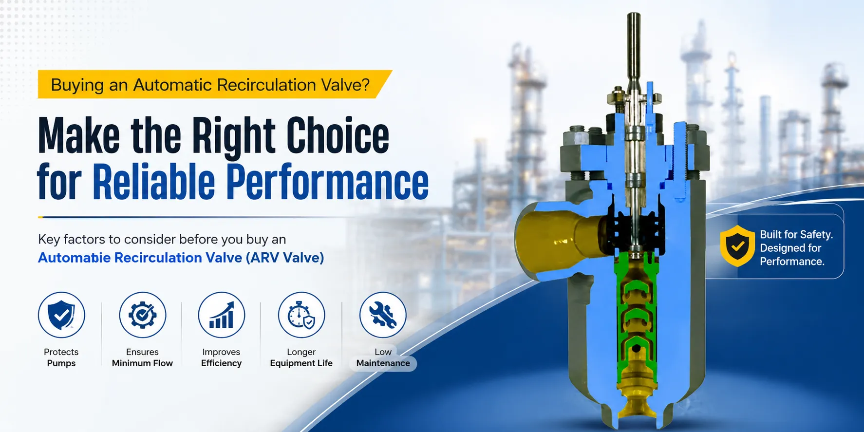 Important Factors to Consider Before Buying an Automatic Recirculation Valve