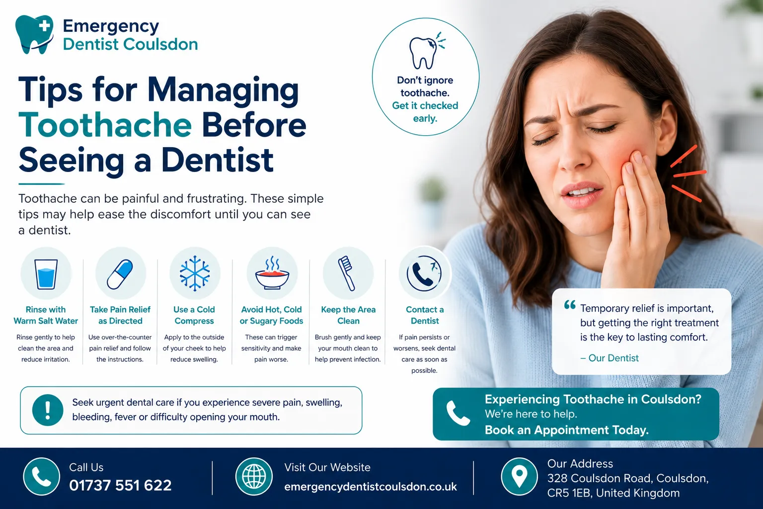Tips for Managing Toothache Before Seeing a Dentist