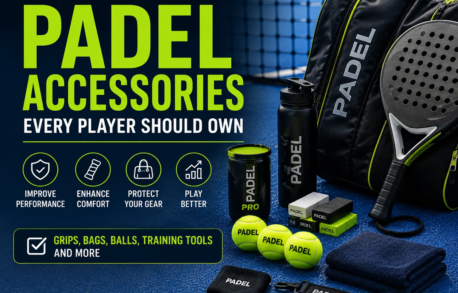 Essential Padel Accessories Every Player Should Own for Better Performance