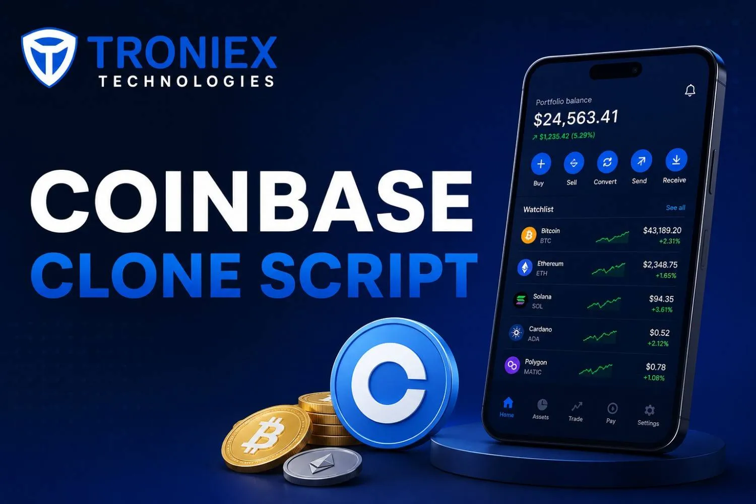 Coinbase Clone Script: A Smart Solution for Starting a Cryptocurrency Exchange Business
