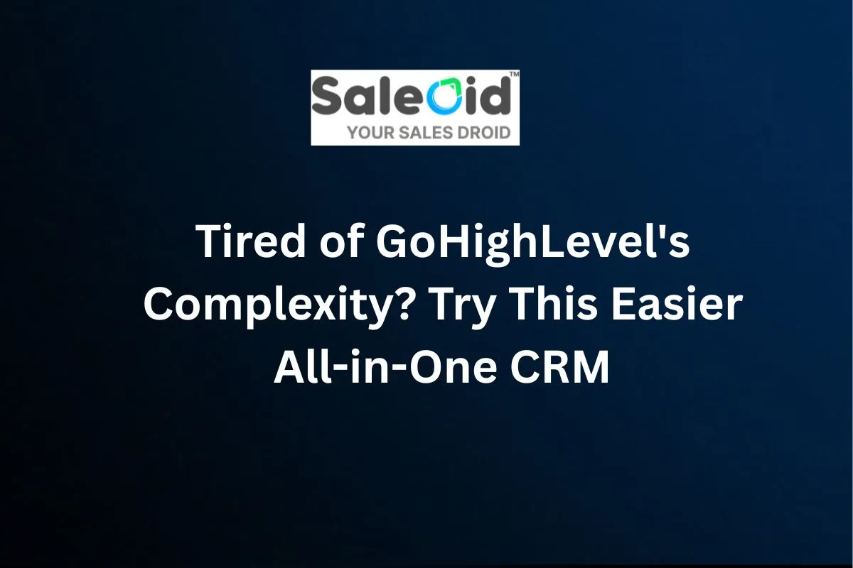 Tired of GoHighLevel's complexity? Try This Easier All-in-One CRM — WriteUpCafe