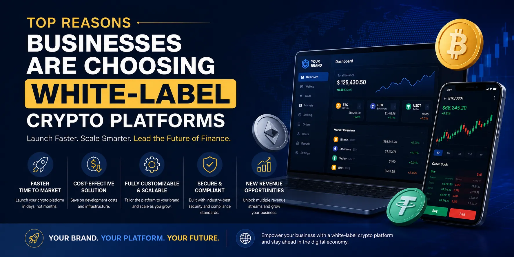 Top Reasons Businesses Are Choosing White-Label Crypto Platforms