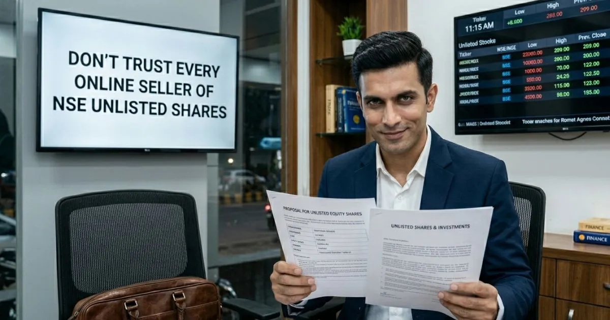 Don’t Trust Every Online Seller of NSE Unlisted Shares