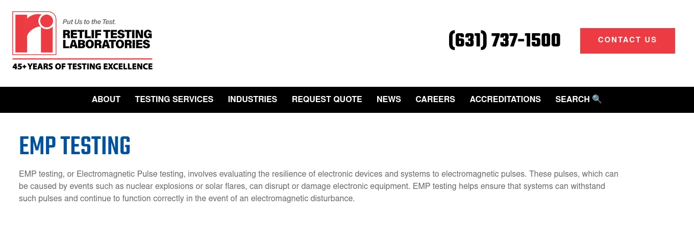 EMP testing: What electromagnetic pulse testing involves and why the stakes are high