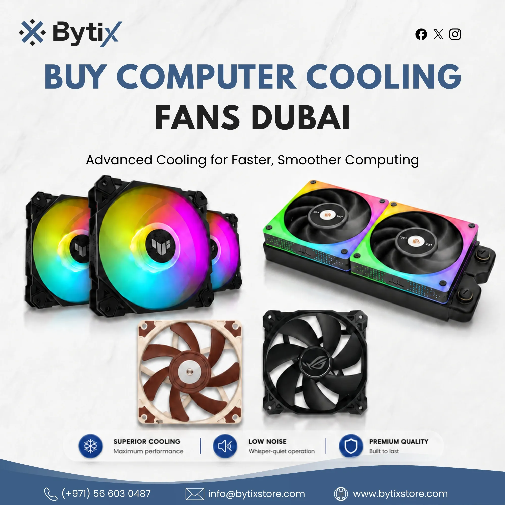 Buy Computer Cooling Fans Dubai: Keep Your PC Cool, Stable & Performance-Ready