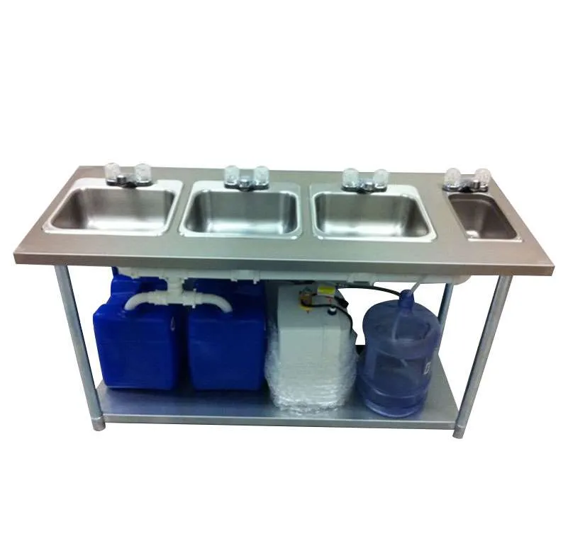 Why 4 Compartment Stainless Steel Sinks, Sink Spray Heads with Hose, and Portable Sink Accessories Are Transforming Modern Workspaces