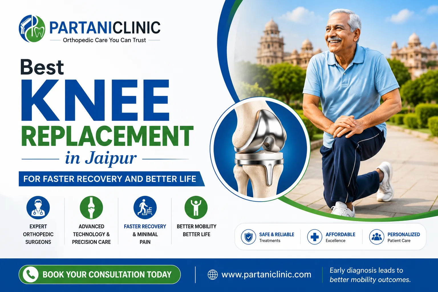 Best Knee Replacement in Jaipur for Faster Recovery and Better Life