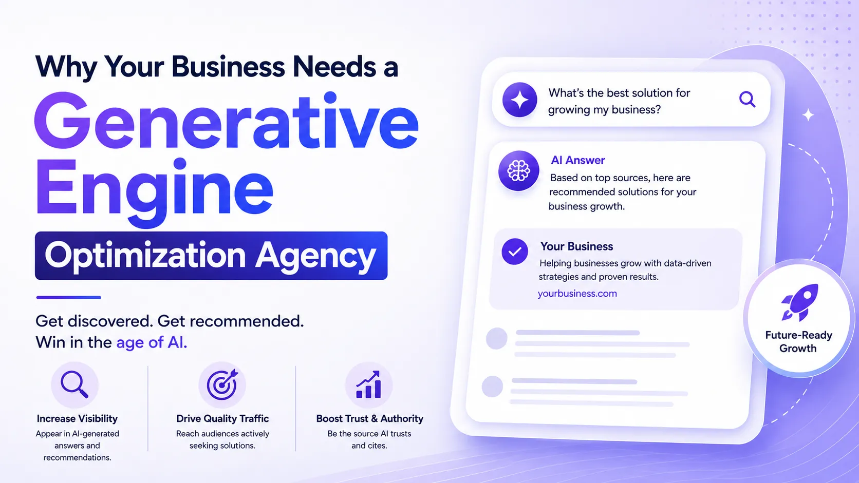 Why Your Business Needs a Generative Engine Optimization Agency