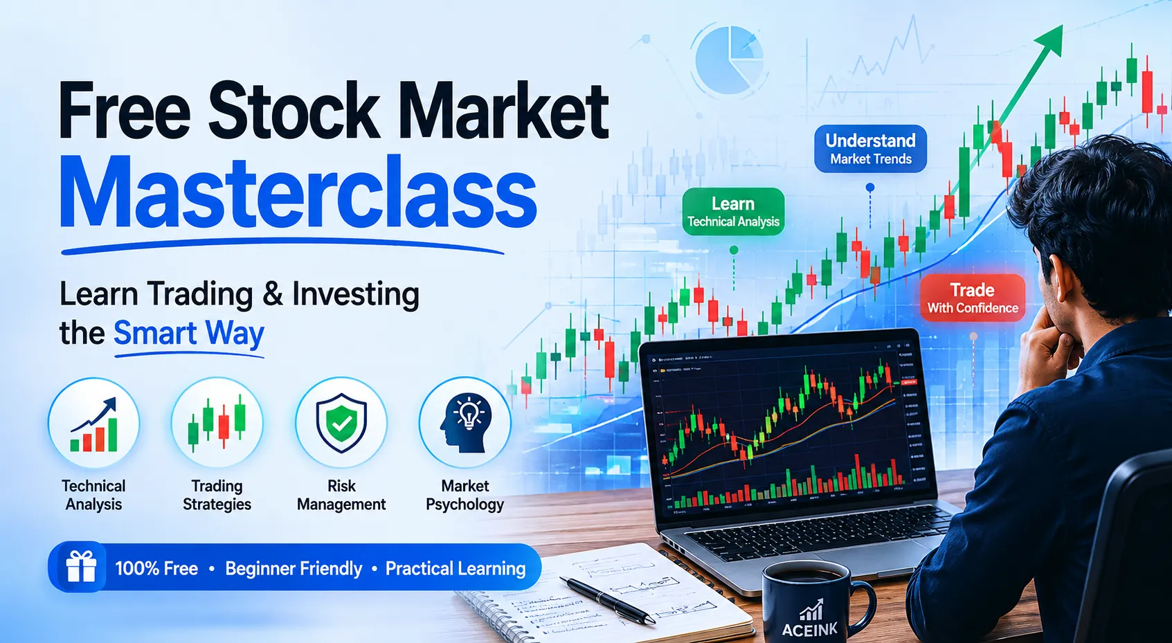 Free Stock Market Masterclass: Learn Trading & Investing the Smart Way