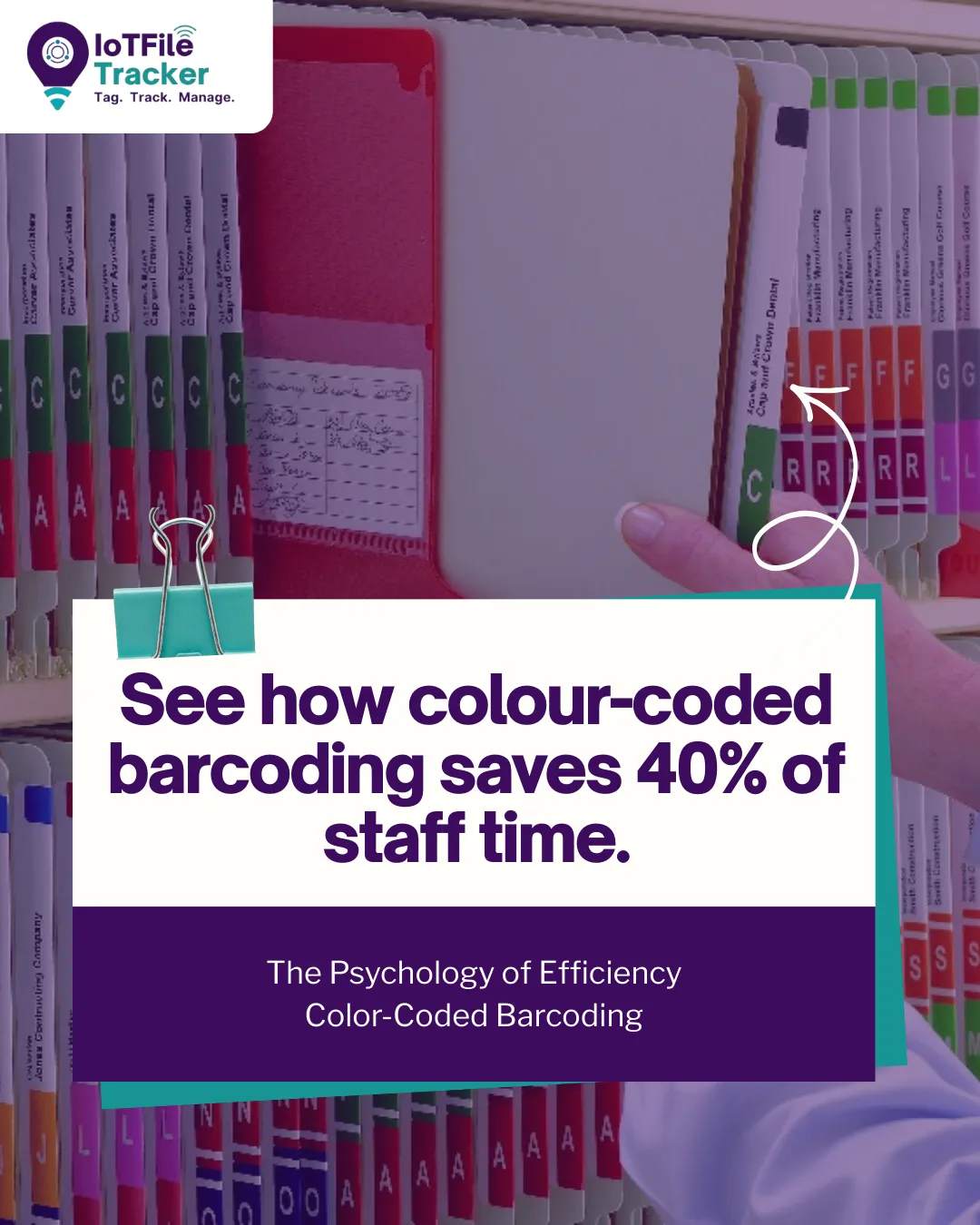 Why Color-Coded Filing and RFID are a Records Manager’s Dream Team