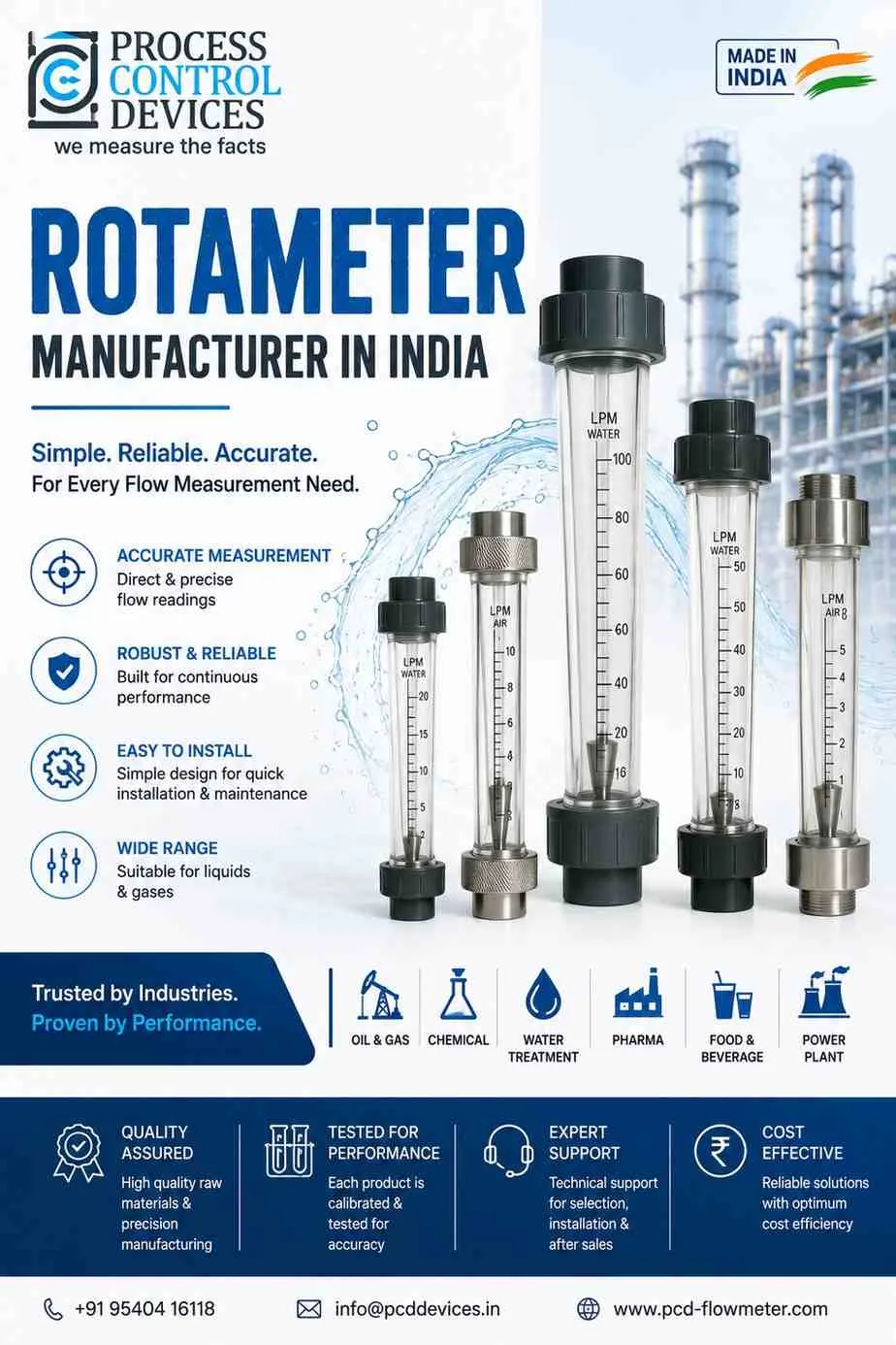 Rotameter Manufacturers in India: What Industry Professionals Should Know Before Buying