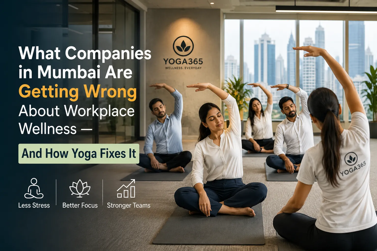 What Companies in Mumbai Are Getting Wrong About Workplace Wellness — And How Yoga Fixes It
