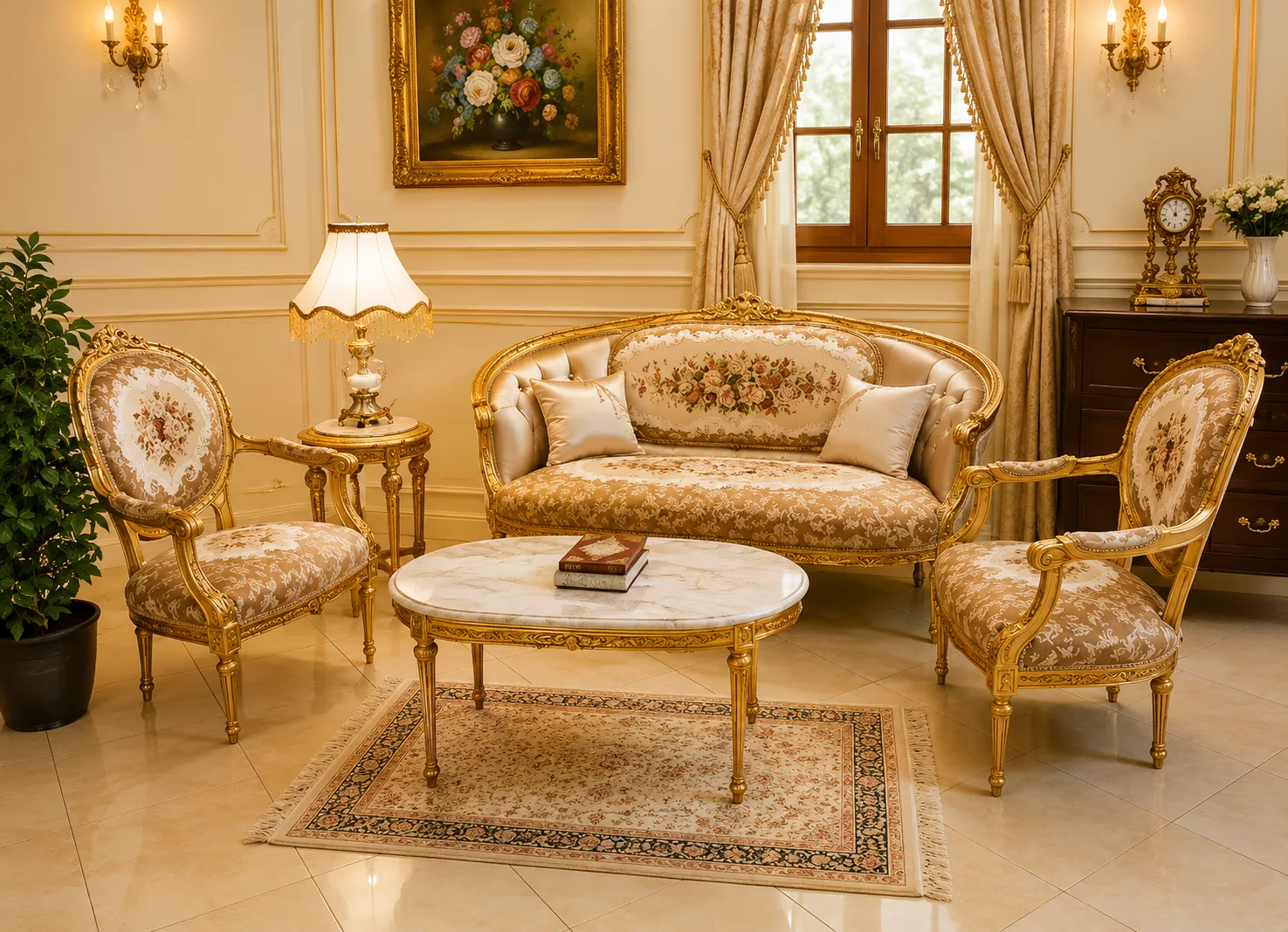 luxury sofa set