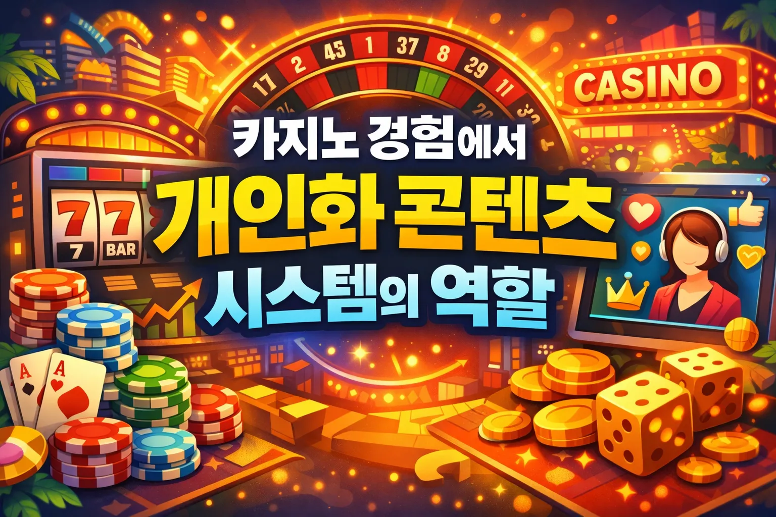 카지노 경험에서 개인화 콘텐츠 시스템의 역할